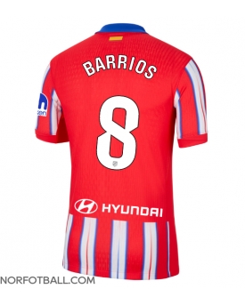 Billige Fotballdrakt Atletico Madrid Pablo Barrios #8 Replika Hjemmedrakt 2024-25 Kortermet